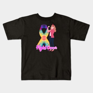 Fight again cancer Kids T-Shirt